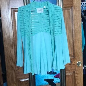 Anthropologie Green Sweater